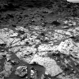 Nasa's Mars rover Curiosity acquired this image using its Left Navigation Camera on Sol 1454, at drive 2350, site number 57