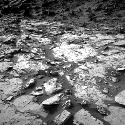 Nasa's Mars rover Curiosity acquired this image using its Left Navigation Camera on Sol 1454, at drive 2422, site number 57