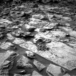 Nasa's Mars rover Curiosity acquired this image using its Left Navigation Camera on Sol 1454, at drive 2440, site number 57