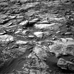 Nasa's Mars rover Curiosity acquired this image using its Left Navigation Camera on Sol 1454, at drive 2500, site number 57