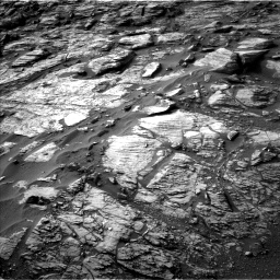 Nasa's Mars rover Curiosity acquired this image using its Left Navigation Camera on Sol 1454, at drive 2512, site number 57