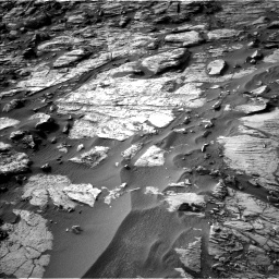 Nasa's Mars rover Curiosity acquired this image using its Left Navigation Camera on Sol 1454, at drive 2524, site number 57