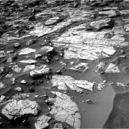 Nasa's Mars rover Curiosity acquired this image using its Left Navigation Camera on Sol 1454, at drive 2530, site number 57