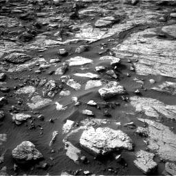 Nasa's Mars rover Curiosity acquired this image using its Left Navigation Camera on Sol 1454, at drive 2536, site number 57