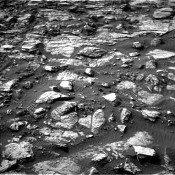 Nasa's Mars rover Curiosity acquired this image using its Left Navigation Camera on Sol 1454, at drive 2548, site number 57