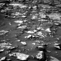 Nasa's Mars rover Curiosity acquired this image using its Left Navigation Camera on Sol 1454, at drive 2566, site number 57