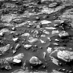 Nasa's Mars rover Curiosity acquired this image using its Right Navigation Camera on Sol 1454, at drive 2542, site number 57