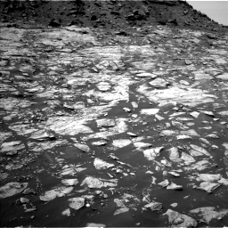 Nasa's Mars rover Curiosity acquired this image using its Left Navigation Camera on Sol 1455, at drive 2588, site number 57