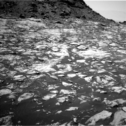 Nasa's Mars rover Curiosity acquired this image using its Left Navigation Camera on Sol 1455, at drive 2594, site number 57