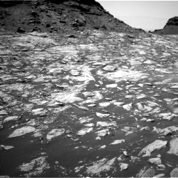 Nasa's Mars rover Curiosity acquired this image using its Left Navigation Camera on Sol 1455, at drive 2618, site number 57