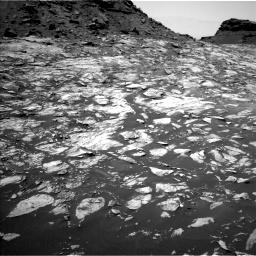 Nasa's Mars rover Curiosity acquired this image using its Left Navigation Camera on Sol 1455, at drive 2624, site number 57