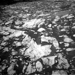 Nasa's Mars rover Curiosity acquired this image using its Left Navigation Camera on Sol 1455, at drive 2660, site number 57