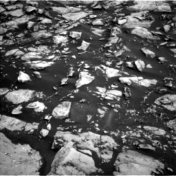 Nasa's Mars rover Curiosity acquired this image using its Left Navigation Camera on Sol 1455, at drive 2690, site number 57
