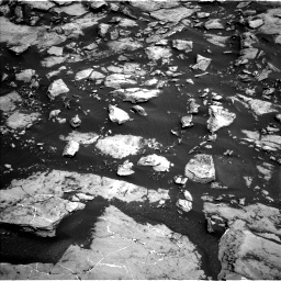 Nasa's Mars rover Curiosity acquired this image using its Left Navigation Camera on Sol 1455, at drive 2696, site number 57