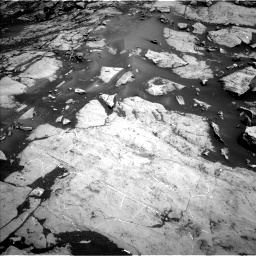 Nasa's Mars rover Curiosity acquired this image using its Left Navigation Camera on Sol 1455, at drive 2726, site number 57