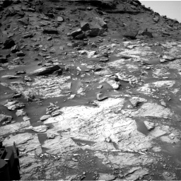 Nasa's Mars rover Curiosity acquired this image using its Left Navigation Camera on Sol 1455, at drive 2750, site number 57
