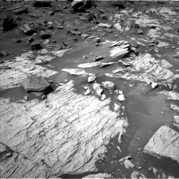 Nasa's Mars rover Curiosity acquired this image using its Left Navigation Camera on Sol 1455, at drive 2786, site number 57