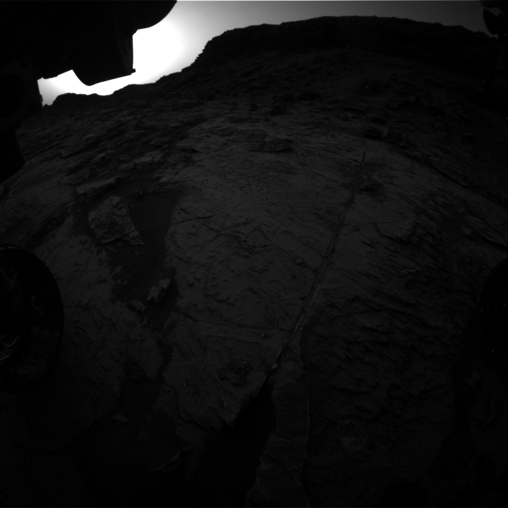 Nasa's Mars rover Curiosity acquired this image using its Front Hazard Avoidance Camera (Front Hazcam) on Sol 1459, at drive 2798, site number 57