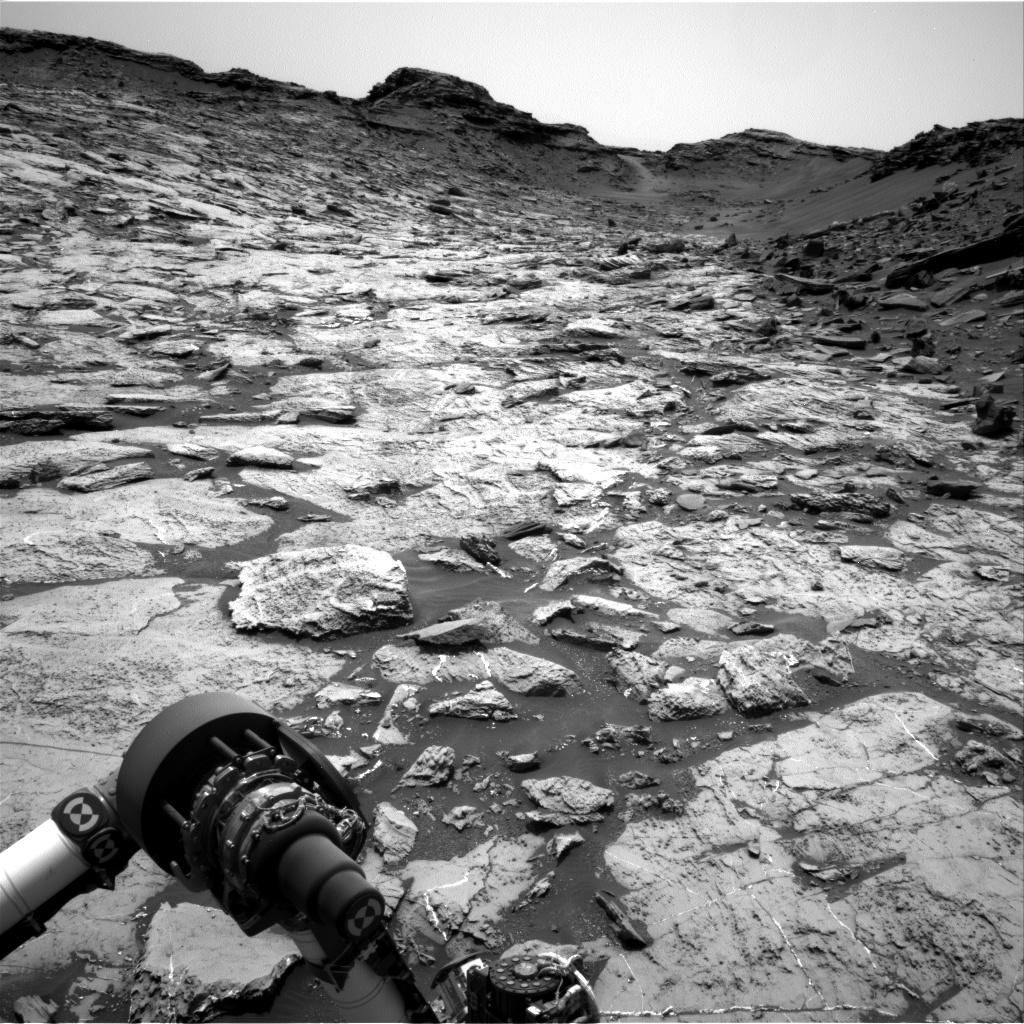 Nasa's Mars rover Curiosity acquired this image using its Right Navigation Camera on Sol 1462, at drive 2798, site number 57