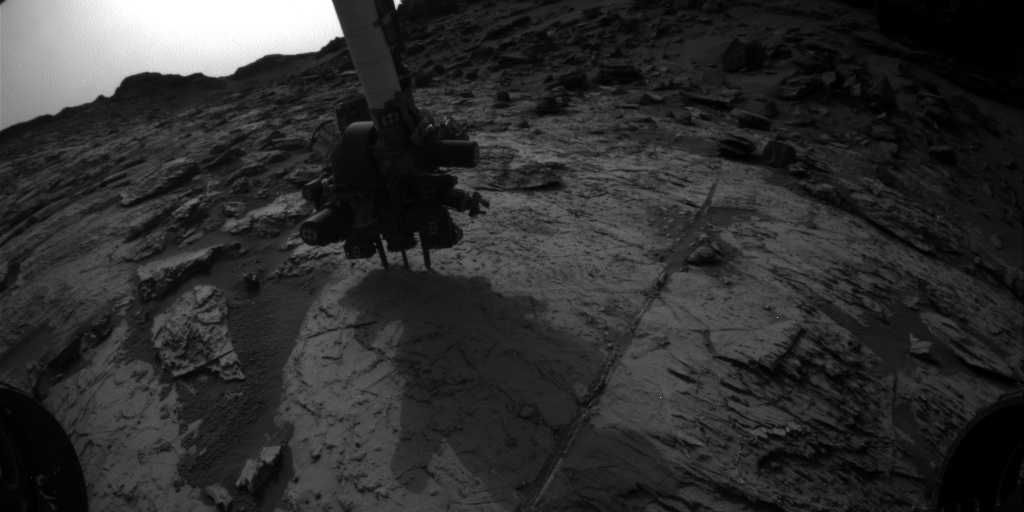 Nasa's Mars rover Curiosity acquired this image using its Front Hazard Avoidance Camera (Front Hazcam) on Sol 1464, at drive 2798, site number 57