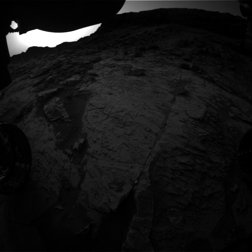 Nasa's Mars rover Curiosity acquired this image using its Front Hazard Avoidance Camera (Front Hazcam) on Sol 1466, at drive 2798, site number 57