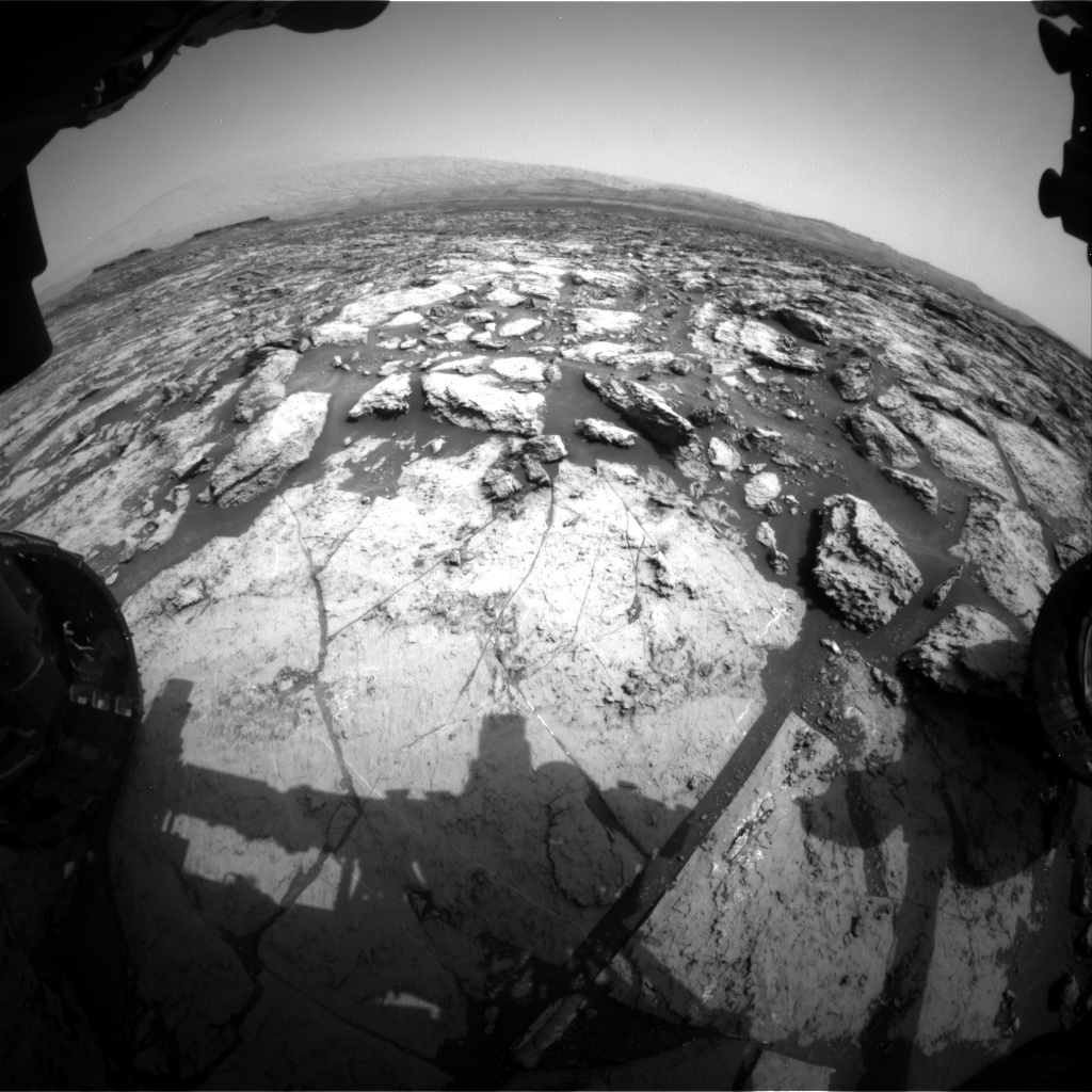Nasa's Mars rover Curiosity acquired this image using its Front Hazard Avoidance Camera (Front Hazcam) on Sol 1469, at drive 264, site number 58
