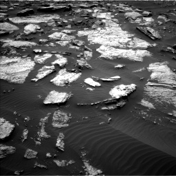 Nasa's Mars rover Curiosity acquired this image using its Left Navigation Camera on Sol 1473, at drive 672, site number 58
