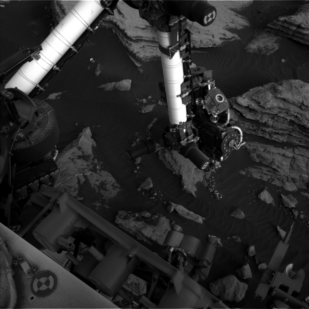 Nasa's Mars rover Curiosity acquired this image using its Left Navigation Camera on Sol 1474, at drive 774, site number 58