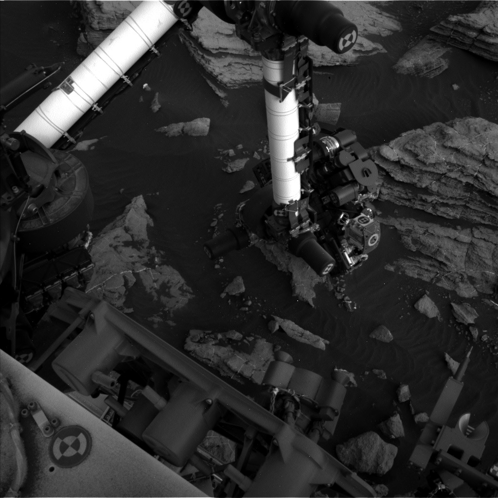 Nasa's Mars rover Curiosity acquired this image using its Left Navigation Camera on Sol 1474, at drive 774, site number 58