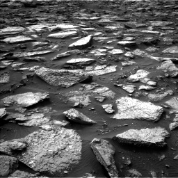 Nasa's Mars rover Curiosity acquired this image using its Left Navigation Camera on Sol 1480, at drive 1020, site number 58