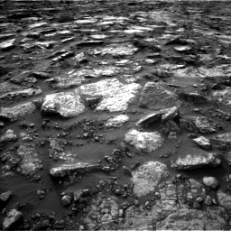 Nasa's Mars rover Curiosity acquired this image using its Left Navigation Camera on Sol 1480, at drive 1176, site number 58