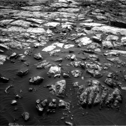 Nasa's Mars rover Curiosity acquired this image using its Left Navigation Camera on Sol 1482, at drive 1320, site number 58