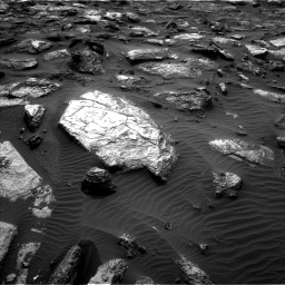Nasa's Mars rover Curiosity acquired this image using its Left Navigation Camera on Sol 1482, at drive 1482, site number 58