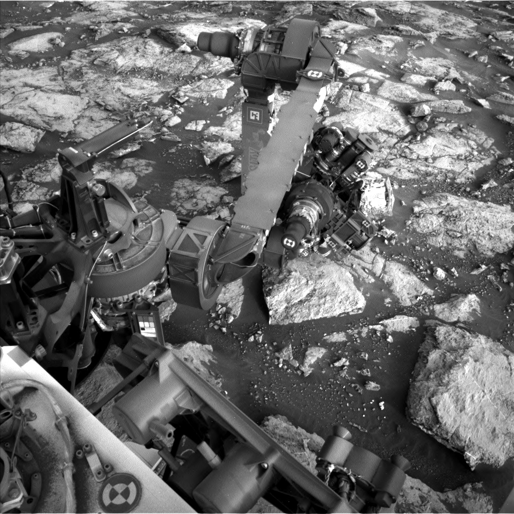 Nasa's Mars rover Curiosity acquired this image using its Left Navigation Camera on Sol 1484, at drive 1572, site number 58