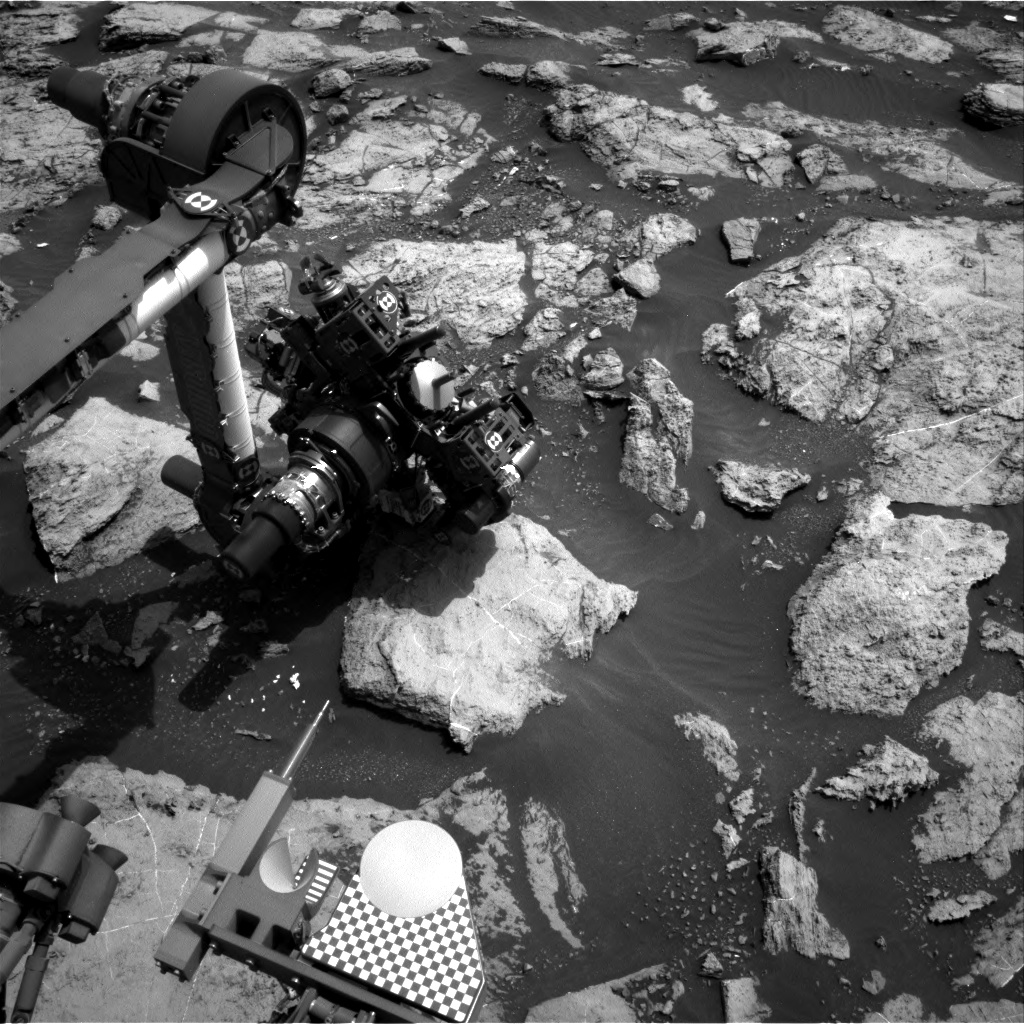 Nasa's Mars rover Curiosity acquired this image using its Right Navigation Camera on Sol 1484, at drive 1572, site number 58