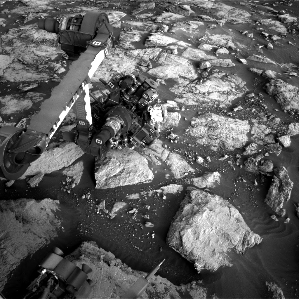Nasa's Mars rover Curiosity acquired this image using its Right Navigation Camera on Sol 1484, at drive 1572, site number 58
