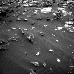 Nasa's Mars rover Curiosity acquired this image using its Left Navigation Camera on Sol 1485, at drive 1674, site number 58