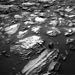 Nasa's Mars rover Curiosity acquired this image using its Left Navigation Camera on Sol 1485, at drive 1770, site number 58