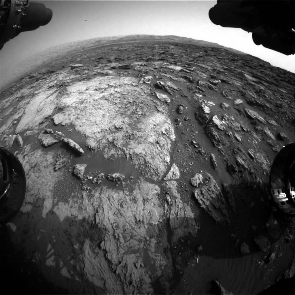 Nasa's Mars rover Curiosity acquired this image using its Front Hazard Avoidance Camera (Front Hazcam) on Sol 1486, at drive 1836, site number 58
