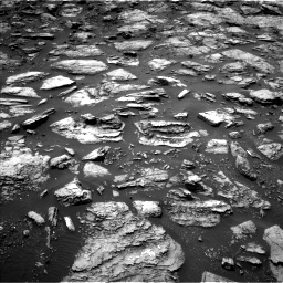 Nasa's Mars rover Curiosity acquired this image using its Left Navigation Camera on Sol 1487, at drive 1836, site number 58