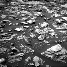 Nasa's Mars rover Curiosity acquired this image using its Left Navigation Camera on Sol 1487, at drive 1842, site number 58