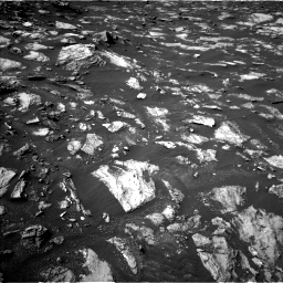 Nasa's Mars rover Curiosity acquired this image using its Left Navigation Camera on Sol 1487, at drive 1866, site number 58