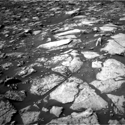 Nasa's Mars rover Curiosity acquired this image using its Left Navigation Camera on Sol 1487, at drive 1920, site number 58