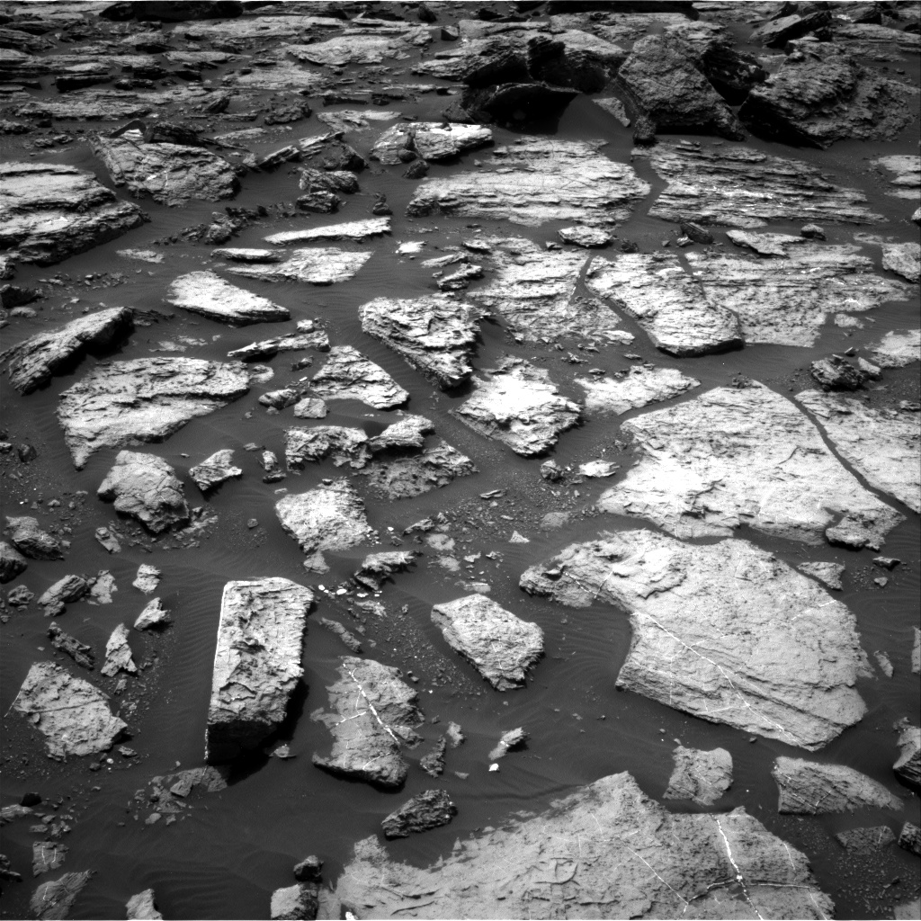 Nasa's Mars rover Curiosity acquired this image using its Right Navigation Camera on Sol 1487, at drive 1950, site number 58