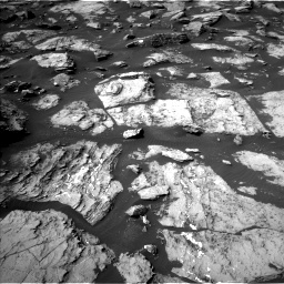 Nasa's Mars rover Curiosity acquired this image using its Left Navigation Camera on Sol 1489, at drive 1986, site number 58