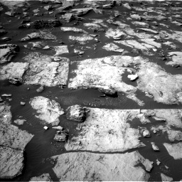 Nasa's Mars rover Curiosity acquired this image using its Left Navigation Camera on Sol 1489, at drive 1998, site number 58
