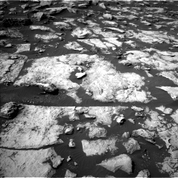Nasa's Mars rover Curiosity acquired this image using its Left Navigation Camera on Sol 1489, at drive 2004, site number 58