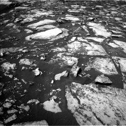 Nasa's Mars rover Curiosity acquired this image using its Left Navigation Camera on Sol 1489, at drive 2034, site number 58