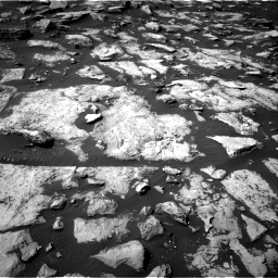 Nasa's Mars rover Curiosity acquired this image using its Right Navigation Camera on Sol 1489, at drive 2004, site number 58