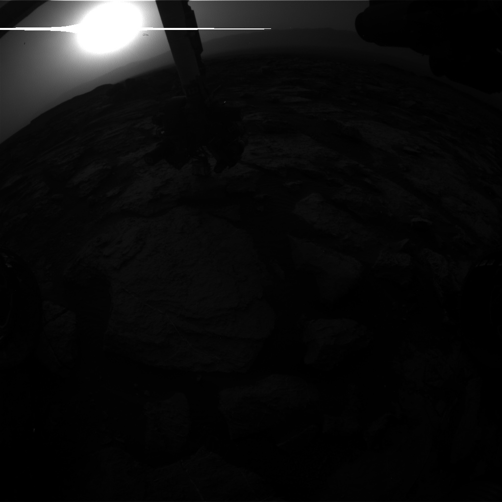 Nasa's Mars rover Curiosity acquired this image using its Front Hazard Avoidance Camera (Front Hazcam) on Sol 1491, at drive 2046, site number 58